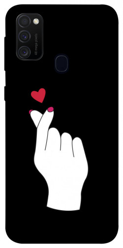 Чехол itsPrint Сердце в руке для Samsung Galaxy M30s / M21