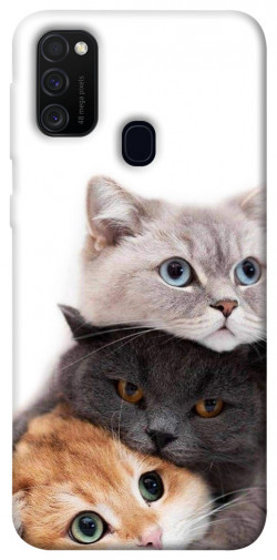 Чехол itsPrint Три кота для Samsung Galaxy M30s / M21