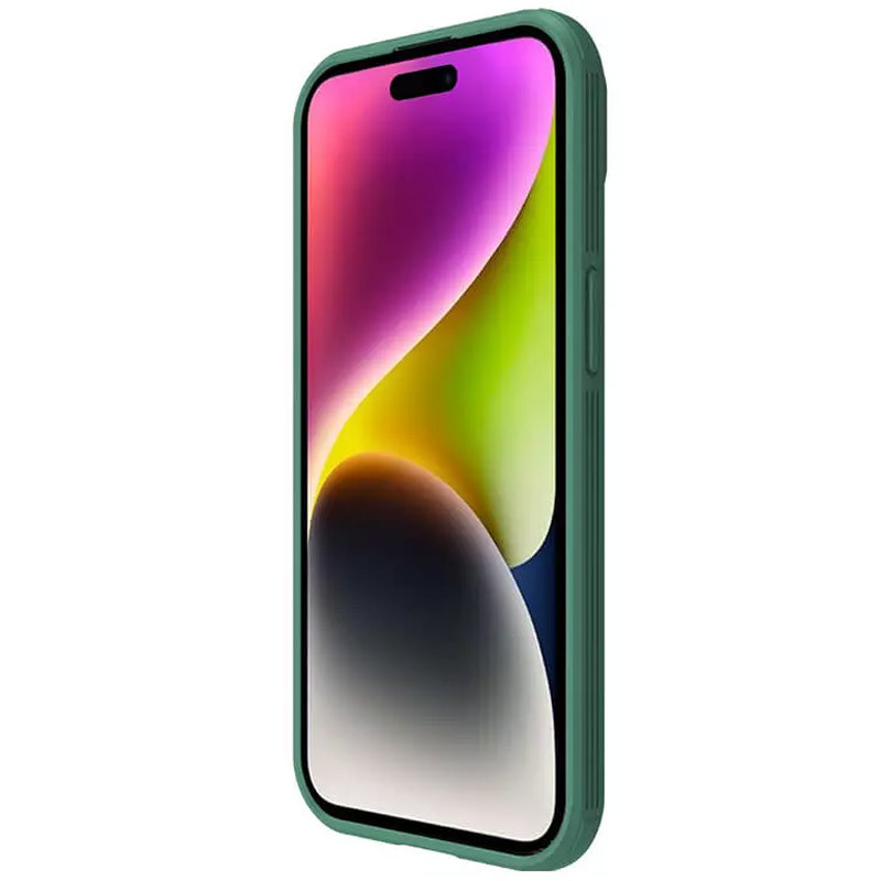 Карбоновая накладка Nillkin CamShield Pro для Apple iPhone 15 (6.1) на картинке №5