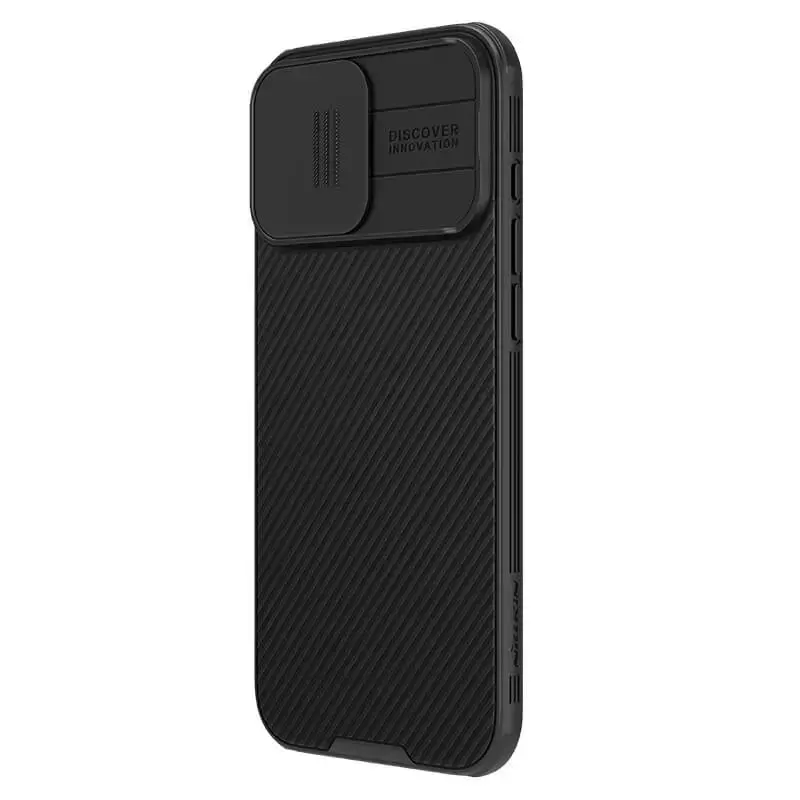 Карбонова накладка Nillkin CamShield Pro для Apple iPhone 16 Pro Max (6.9"), Black 1, Пластик, купити оптом з доставкою