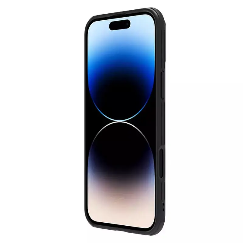 Карбонова накладка Nillkin CamShield Pro для Apple iPhone 16 Pro Max (6.9"), Black 3, Пластик, купити оптом з доставкою