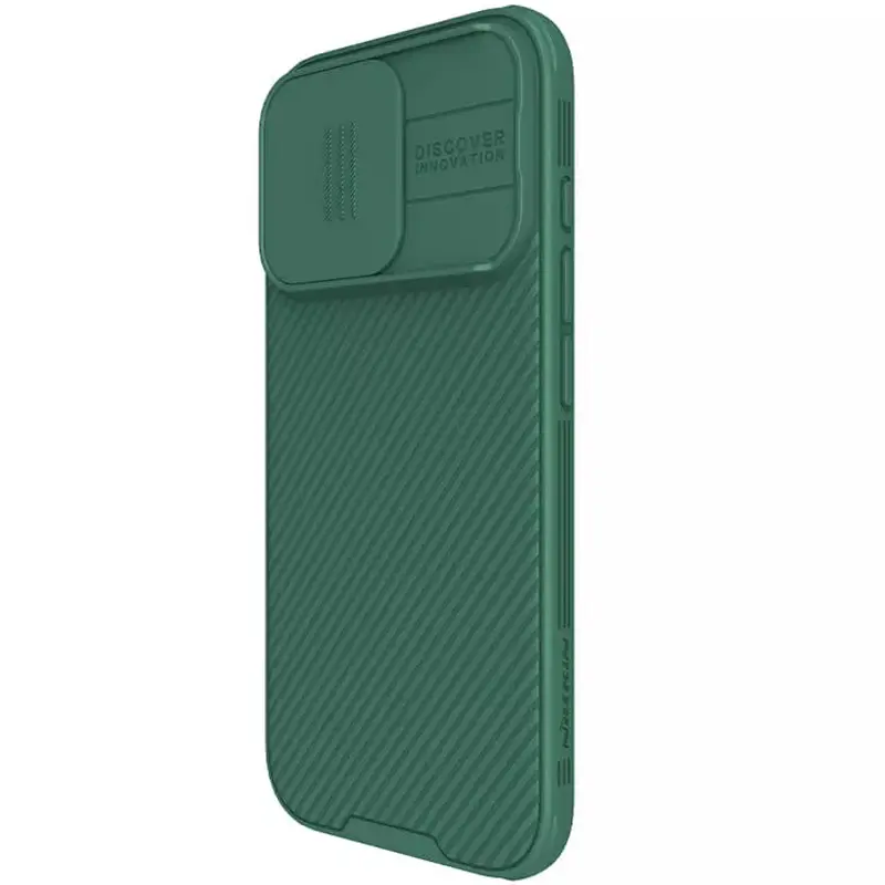 Карбонова накладка Nillkin CamShield Pro для Apple iPhone 16 Pro Max (6.9"), Deep Green 1, Пластик, купити оптом з доставкою