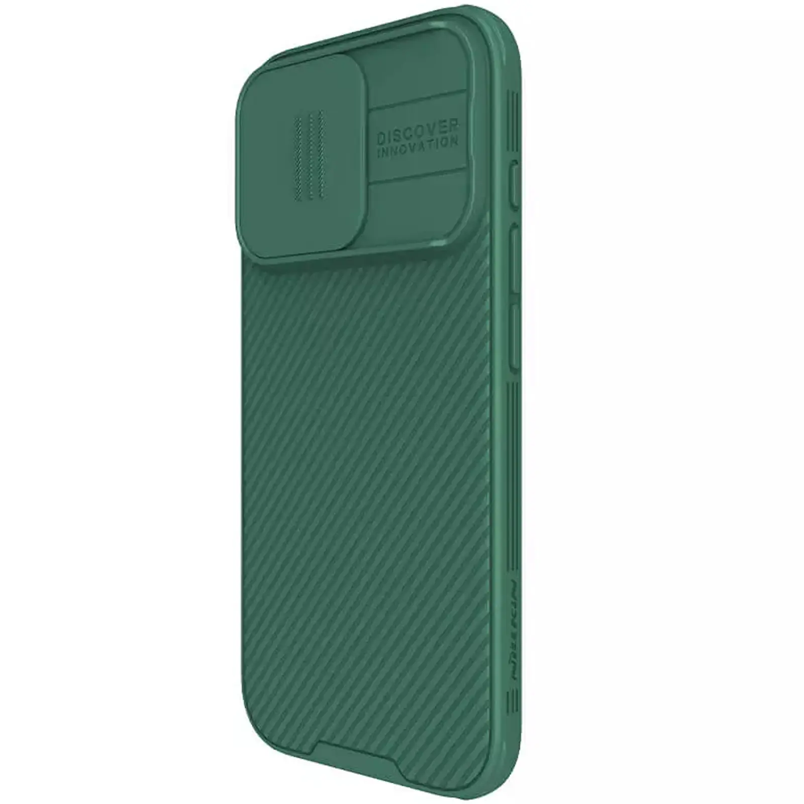 Карбонова накладка Nillkin CamShield Pro для Apple iPhone 16 Pro Max (6.9"), Deep Green 1, Пластик, купити оптом з доставкою