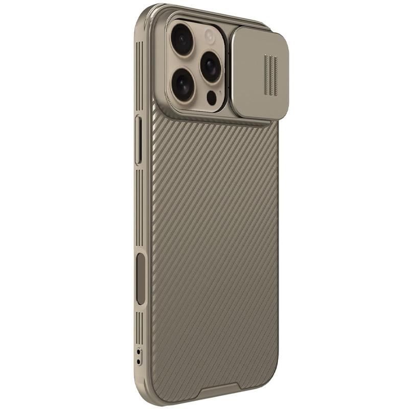 Карбоновая накладка Nillkin CamShield Pro для Apple iPhone 16 Pro Max (6.9) на картинке №2
