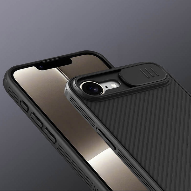 Карбоновая накладка Nillkin CamShield Pro для Apple iPhone 16e (6.1) на картинке №6