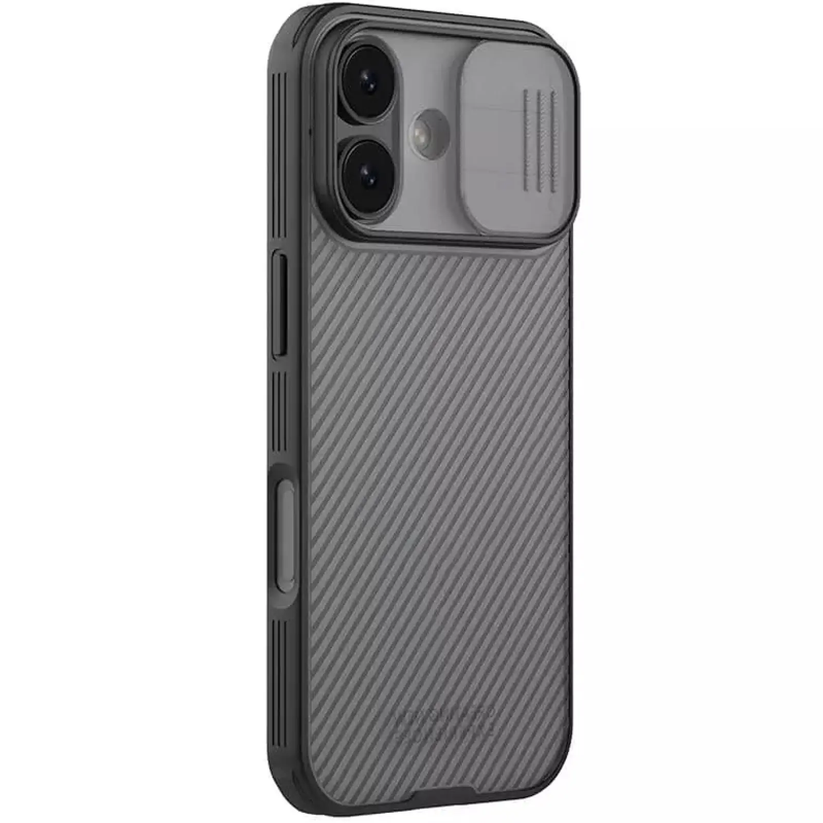 Карбоновая накладка Nillkin CamShield Pro для Apple iPhone 17 (6.3"), Transparent black, Пластик, купить оптом с доставкой