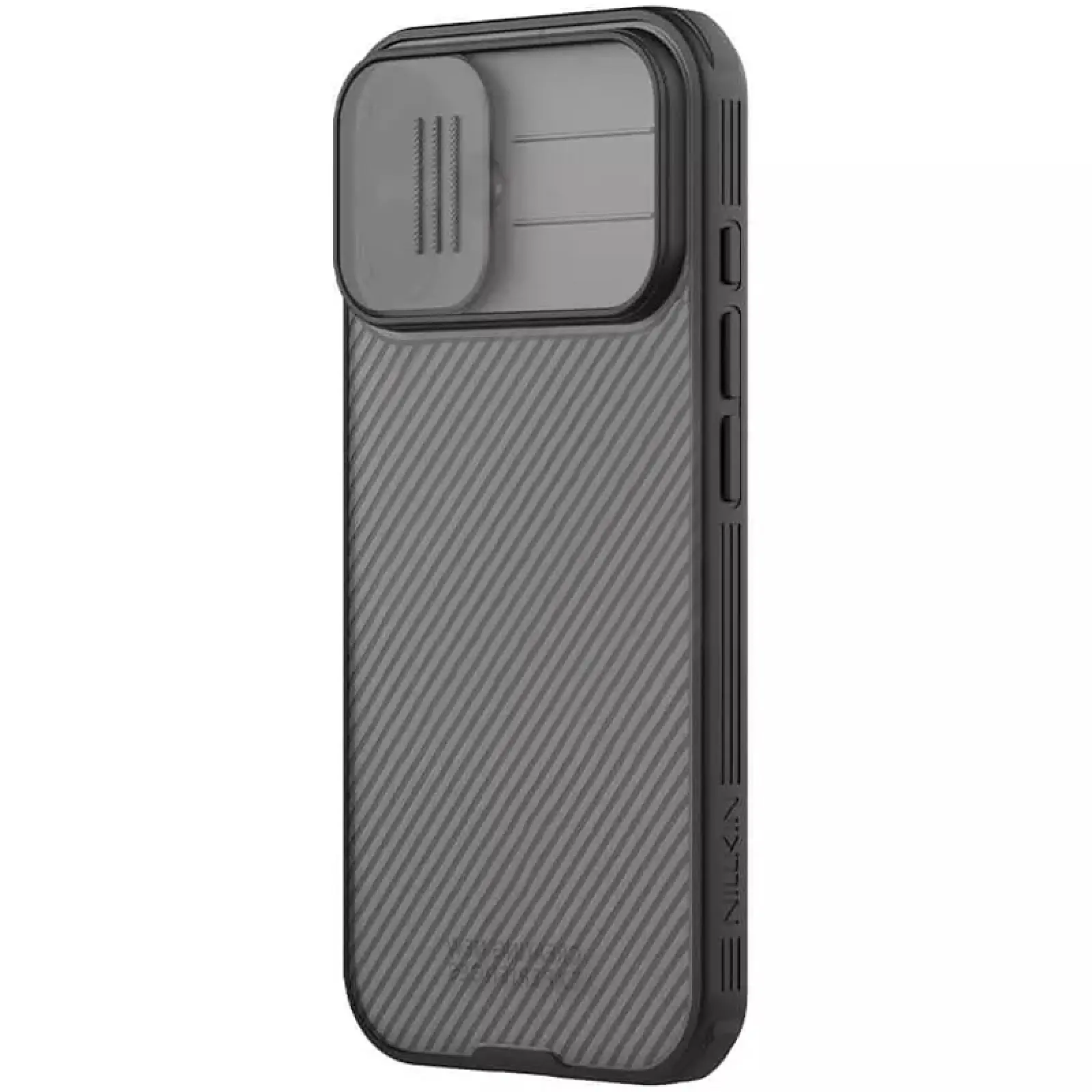 Карбоновая накладка Nillkin CamShield Pro для Apple iPhone 17 (6.3"), Transparent black 1, Пластик, купить оптом с доставкой