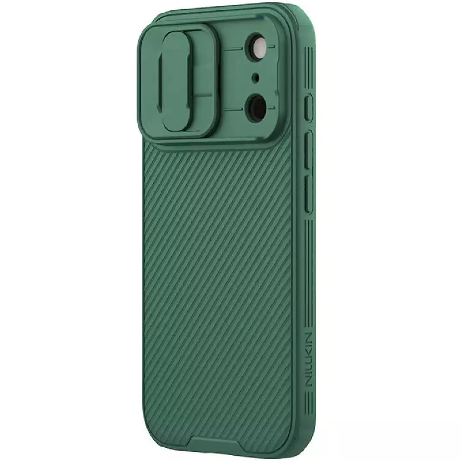 Карбоновая накладка Nillkin CamShield Pro для Apple iPhone 17 Pro Max (6.9"), Deep Green 2, Пластик, купить оптом с доставкой