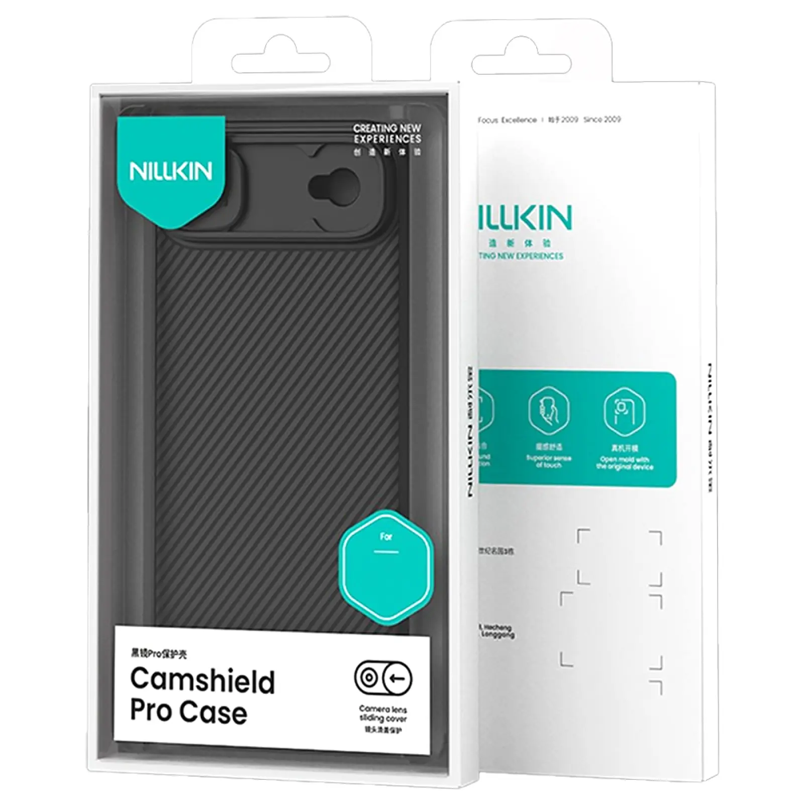 Карбоновая накладка Nillkin CamShield Pro для Apple iPhone 17 Air (6.5"), Black 5, Пластик, купить оптом с доставкой