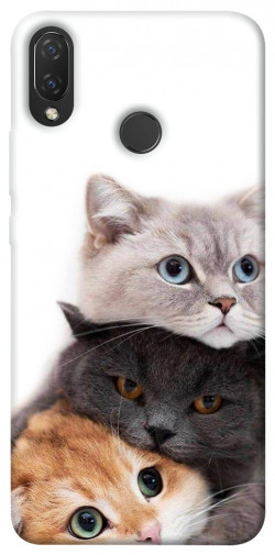 Чехол itsPrint Три кота для Huawei P Smart+ (nova 3i)