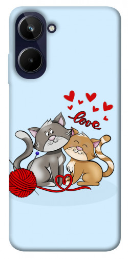 Чехол itsPrint Два кота Love для Realme 10 4G