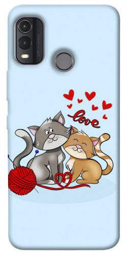 Чехол itsPrint Два кота Love для Nokia G11 Plus