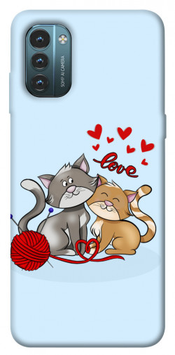 Чехол itsPrint Два кота Love для Nokia G21