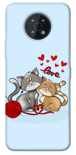 Чехол itsPrint Два кота Love для Nokia G50