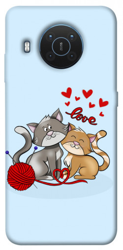 Чехол itsPrint Два кота Love для Nokia X10 / X20