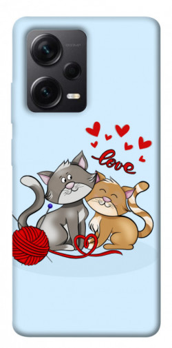 Чохол itsPrint Два коти Love для Xiaomi Poco X5 Pro 5G