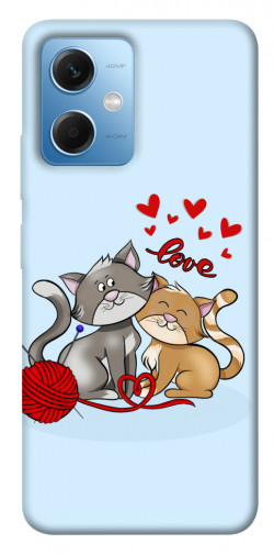 Чехол itsPrint Два кота Love для Xiaomi Poco X5 5G