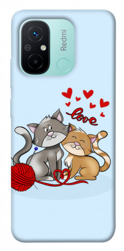Чехол itsPrint Два кота Love для Xiaomi Redmi 12C