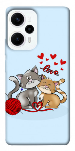 Чохол itsPrint Два коти Love для Xiaomi Poco F5 Pro