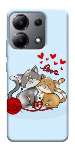 Чехол itsPrint Два кота Love для Xiaomi Redmi Note 13 4G