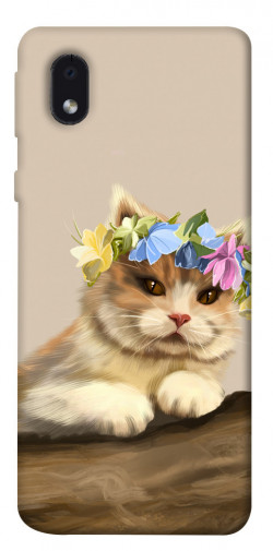 Чехол itsPrint Cat in flowers для Samsung Galaxy M01 Core / A01 Core
