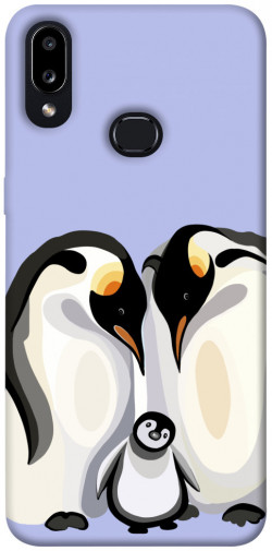 Чохол itsPrint Penguin family для Samsung Galaxy A10s