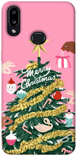 Чехол itsPrint Праздничная елка для Samsung Galaxy A10s
