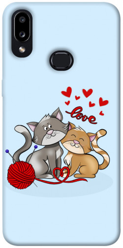 Чохол itsPrint Два коти Love для Samsung Galaxy A10s