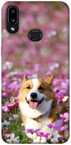 Чехол itsPrint Корги в цветах для Samsung Galaxy A10s