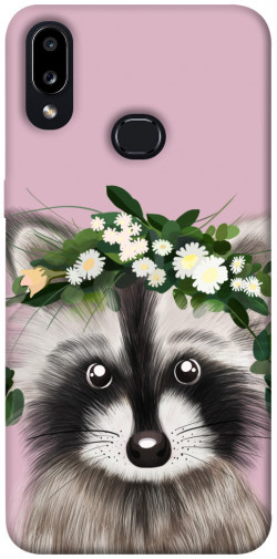 Чохол itsPrint Raccoon in flowers для Samsung Galaxy A10s