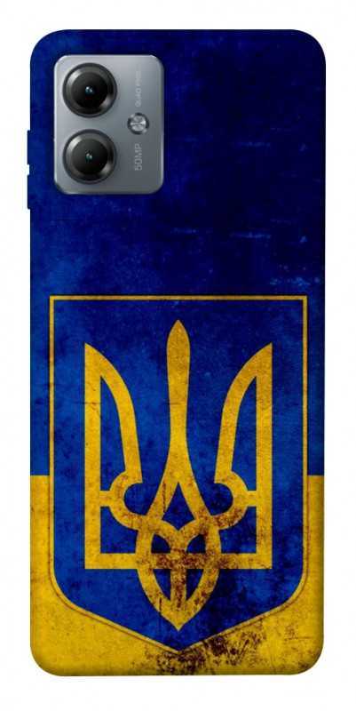Чехол itsPrint Украинский герб для Motorola Moto G14, love ukraine, купить оптом с доставкой