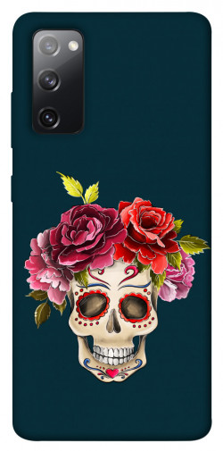 Чохол itsPrint Flower skull для Samsung Galaxy S20 FE