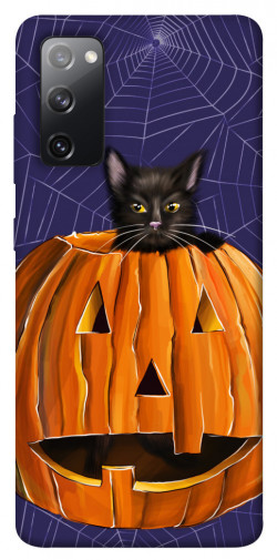 Чохол itsPrint Cat and pumpkin для Samsung Galaxy S20 FE