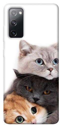 Чехол itsPrint Три кота для Samsung Galaxy S20 FE