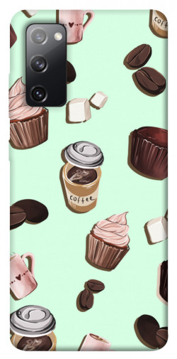 Чехол itsPrint Coffee and sweets для Samsung Galaxy S20 FE