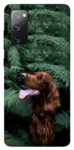 Чехол itsPrint Собака в зелени для Samsung Galaxy S20 FE