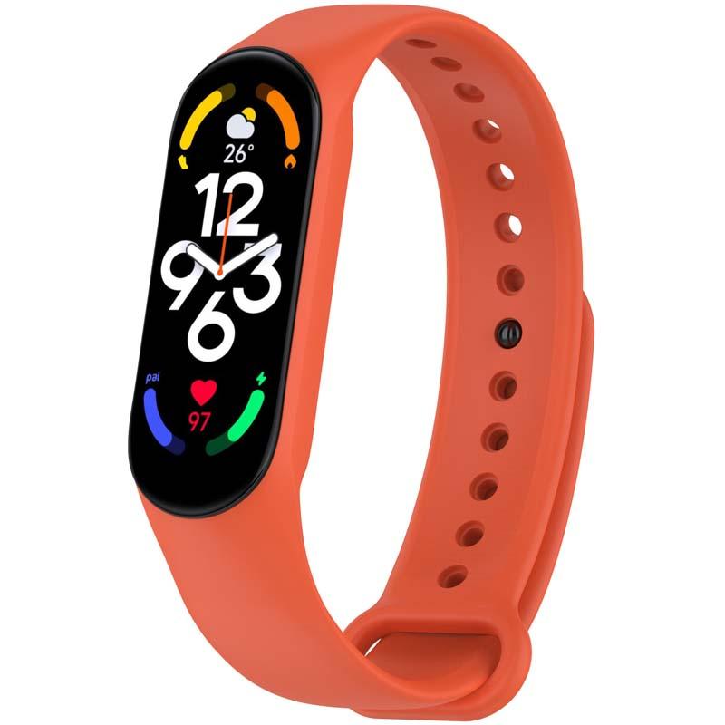 Силіконовий ремінець для Xiaomi Mi Band 7/6/5 на малюнкі №1