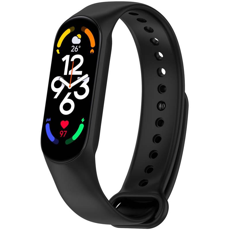 Силіконовий ремінець для Xiaomi Mi Band 7/6/5 на малюнкі №1
