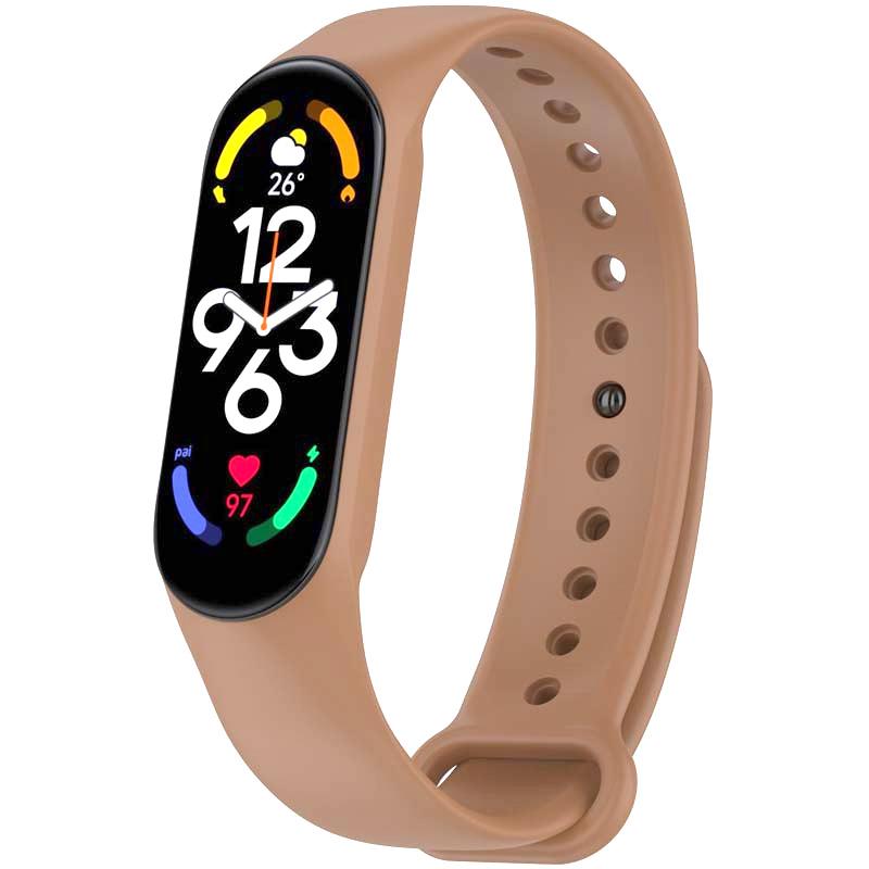Силіконовий ремінець для Xiaomi Mi Band 7/6/5 на малюнкі №1
