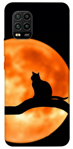 Чехол itsPrint Кот на фоне луны для Xiaomi Mi 10 Lite