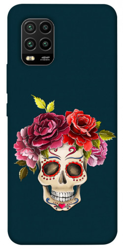 Чехол itsPrint Flower skull для Xiaomi Mi 10 Lite