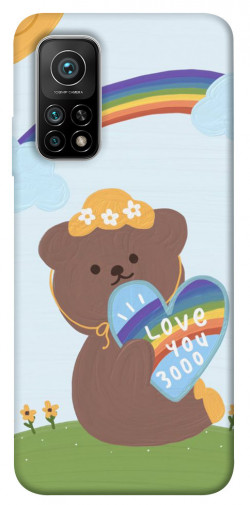 Чохол itsPrint Ведмедик із серцем для Xiaomi Mi 10T