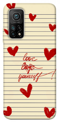 Чехол itsPrint Love yourself для Xiaomi Mi 10T