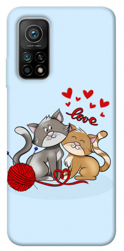 Чохол itsPrint Два коти Love для Xiaomi Mi 10T