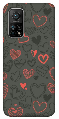 Чехол itsPrint Милые сердца для Xiaomi Mi 10T