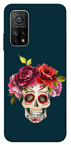 Чохол itsPrint Flower skull для Xiaomi Mi 10T