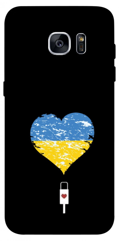 Чехол itsPrint З Україною в серці для Samsung G935F Galaxy S7 Edge, love ukraine, купить оптом с доставкой