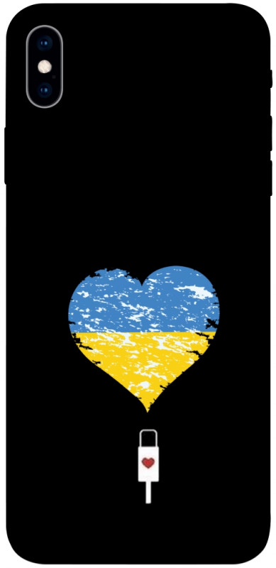 Чехол itsPrint З Україною в серці для Apple iPhone XS Max (6.5"), love ukraine, купить оптом с доставкой
