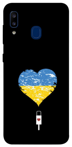 Чехол itsPrint З Україною в серці для Samsung Galaxy A20 / A30