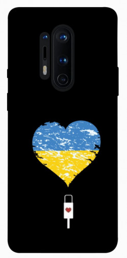 Чехол itsPrint З Україною в серці для OnePlus 8 Pro